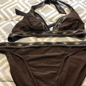 Brown bikinis